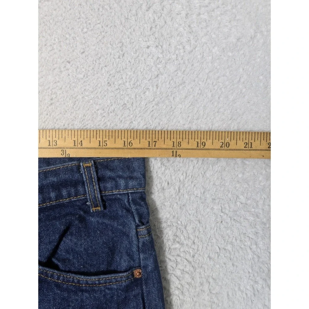 Levi's 517 Orange Tab Blue Jeans Mens Size 34x36 Bootcut Made in USA *Mint* Dark